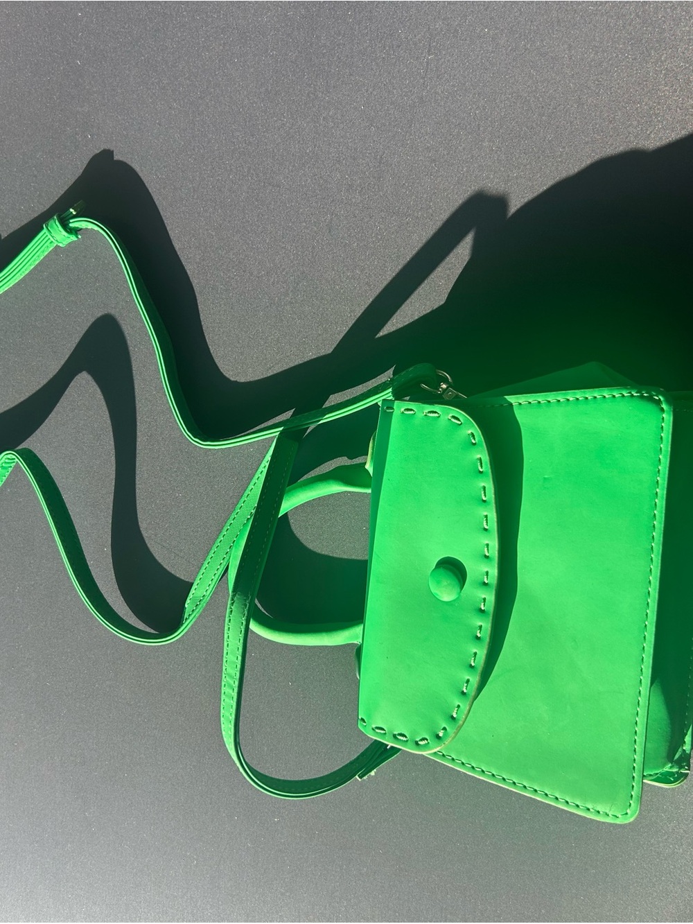 Bright Green Crossbody Mini Bag